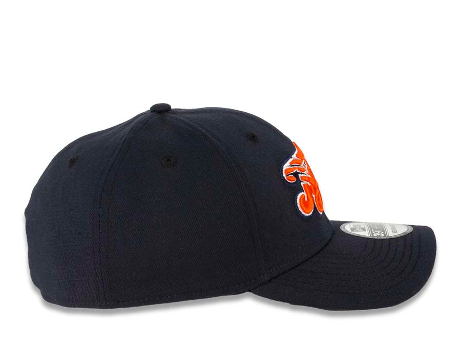 Tigres de Quintana Roo New Era LMB 39THIRTY 3930 Flexfit Cap Hat Navy Blue Crown/Visor White/Orange Logo