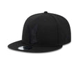 Xolos de Tijuana New Era Liga MX 9FIFTY 950 Snapback Cap Hat All Black Crown/Visor Black "Dog Head" Logo