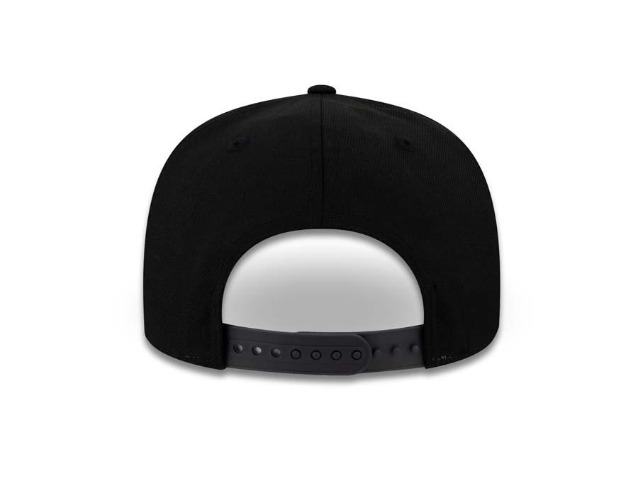 Xolos de Tijuana New Era Liga MX 9FIFTY 950 Snapback Cap Hat All Black Crown/Visor Black "Dog Head" Logo