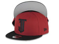 Tijuana Toros New Era LMB 9FIFTY 950 Snapback Cap Hat Cardinal Crown Black Visor Black Logo Gray UV