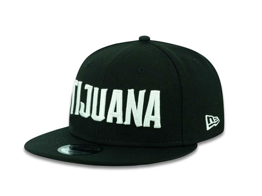 Toros de Tijuana New Era LMB 9FIFTY 950 Snapback Cap Hat Black Crown/Visor White "TIJUANA" Logo