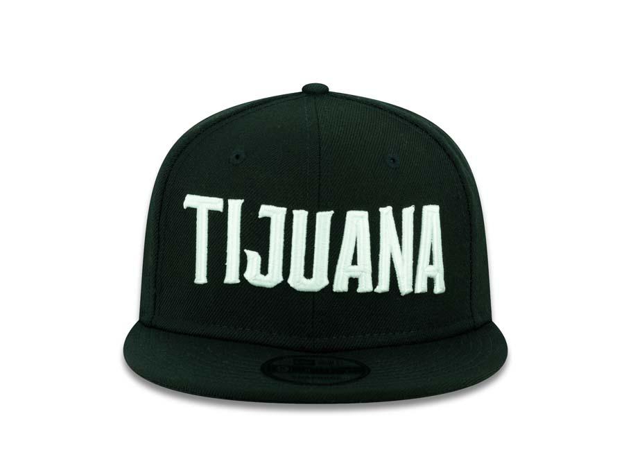 Toros de Tijuana New Era LMB 9FIFTY 950 Snapback Cap Hat Black Crown/Visor White "TIJUANA" Logo