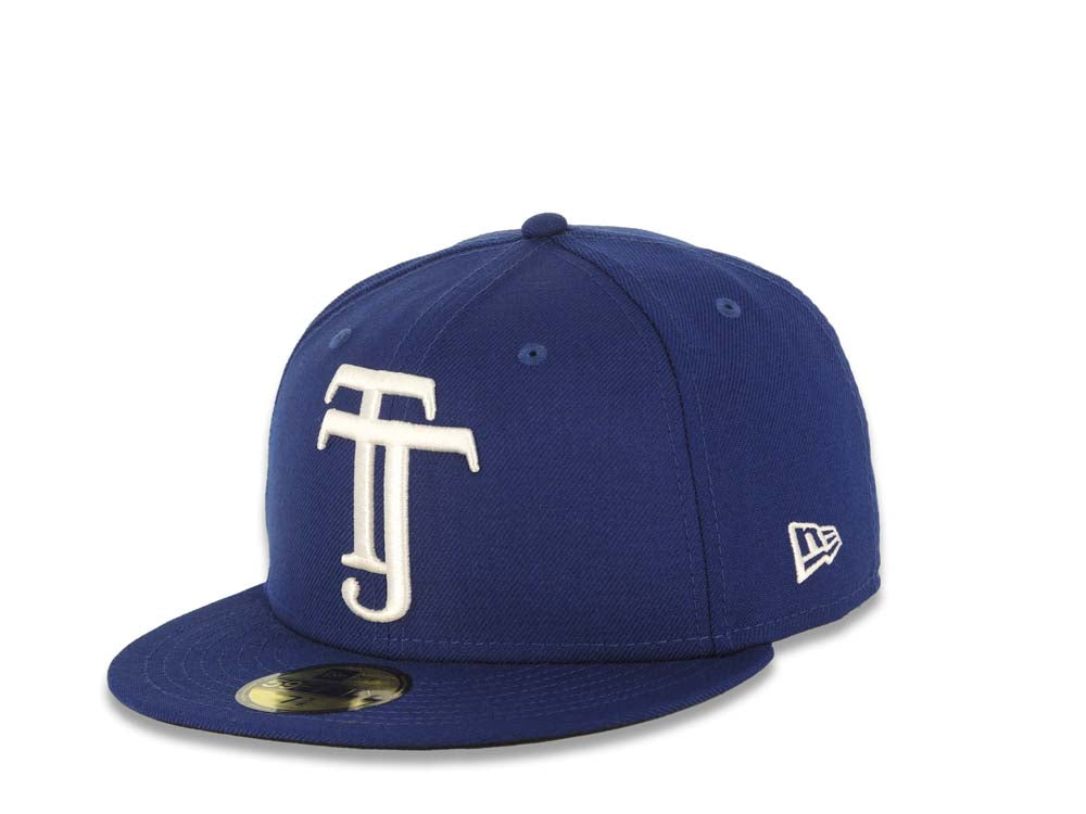 Xolos de Tijuana Liga MX New Era 59FIFTY 5950 Fitted Cap Hat Royal Blue Crown/Visor White TJ Logo