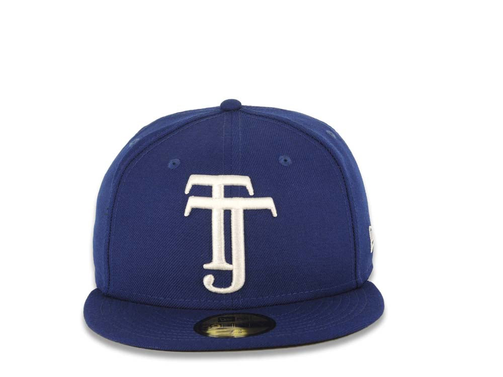 Xolos de Tijuana Liga MX New Era 59FIFTY 5950 Fitted Cap Hat Royal Blue Crown/Visor White TJ Logo