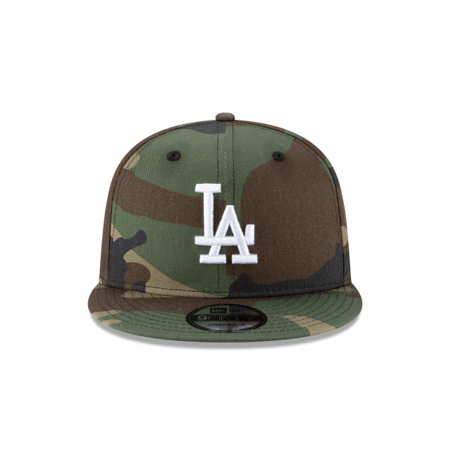 Los Angeles Dodgers New Era MLB 9FIFTY 950 Snapback Cap Hat Camo Crown/Visor White Logo