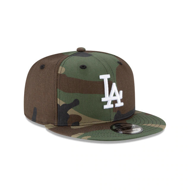 Los Angeles Dodgers New Era MLB 9FIFTY 950 Snapback Cap Hat Camo Crown/Visor White Logo
