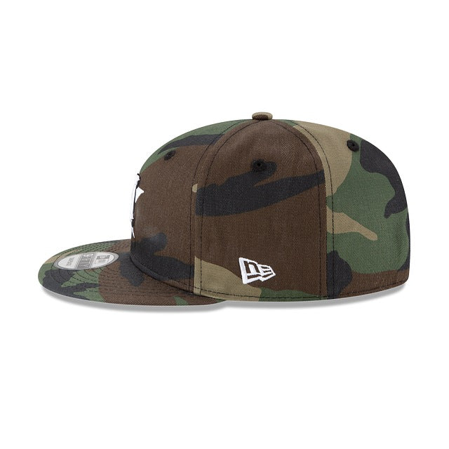 Houston Astros New Era MLB 9FIFTY 950 Snapback Cap Hat Camo Crown/Visor White/Black Logo