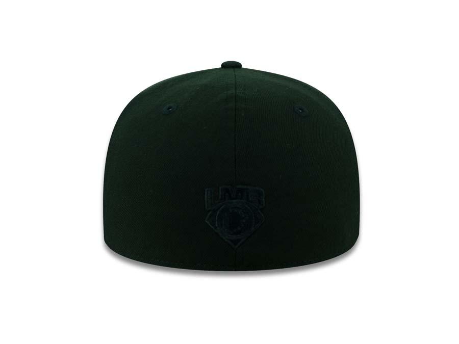 Diablos Rojos del Mexico New Era 59FIFTY 5950 Fitted Cap Hat All Black Crown/Visor Black Logo