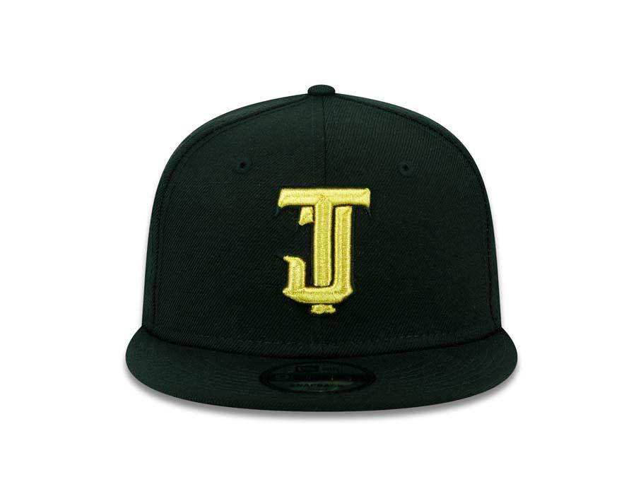 Toros de Tijuana New Era LMB 9FIFTY 950 Snapback Cap Hat Black Crown/Visor Metallic Gold Logo