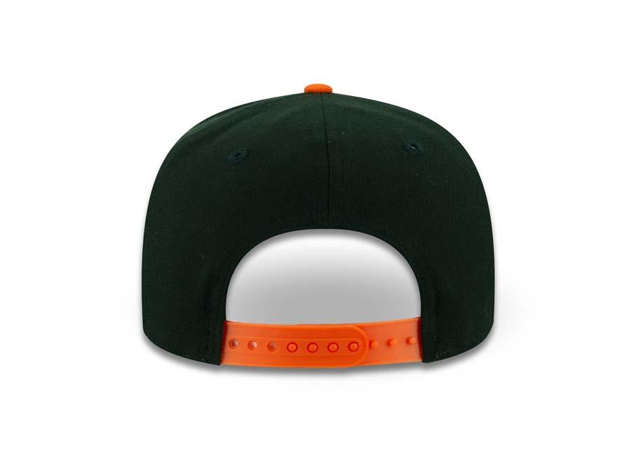 Naranjeros de Hermosillo New Era 9FIFTY 950 Snapback Cap Hat Black Crown Orange Visor