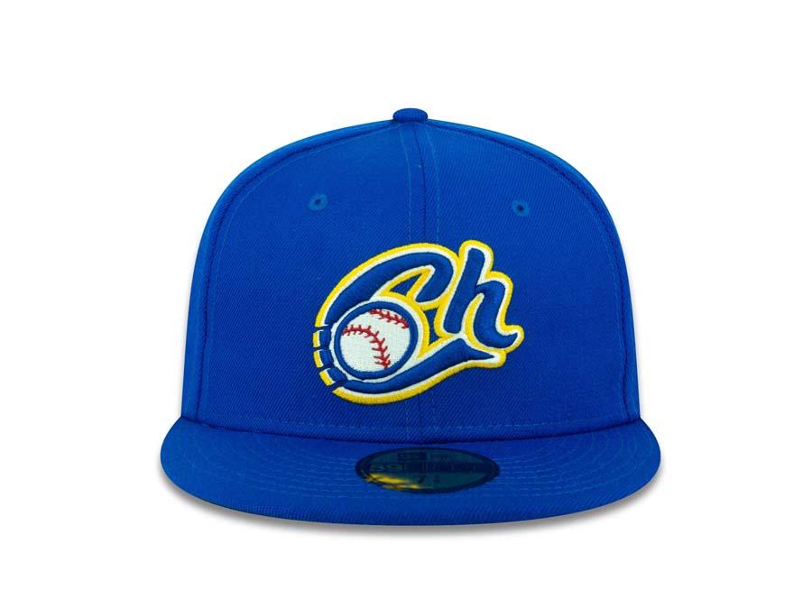 Charros de Jalisco New Era 59FIFTY 5950 Fitted Cap Hat Royal Crown/Visor Team Color Logo