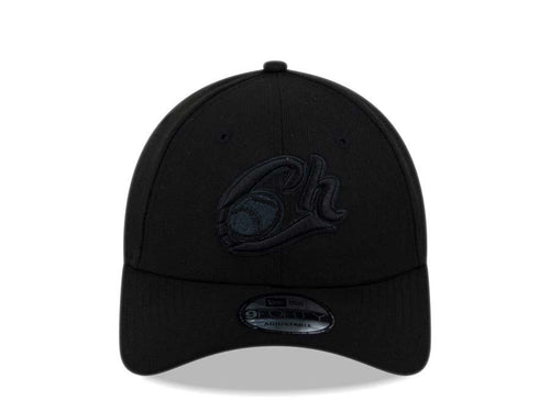 Charros de Jalisco New Era 9FORTY 940 Adjustable Cap Hat All Black Crown/Visor Black Logo