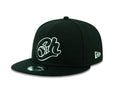 Charros de Jalisco New Era 9FIFTY 950 Snapback Cap Hat Black Crown/Visor Black/White Logo