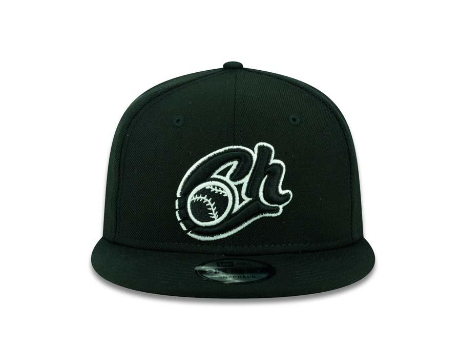 Charros de Jalisco New Era 9FIFTY 950 Snapback Cap Hat Black Crown/Visor Black/White Logo