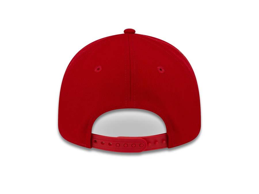 Aguilas de Mexicali New Era 9FORTY 940 Adjustable Cap Hat Red Crown/Visor White Logo