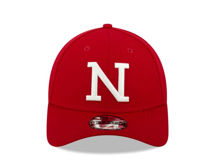 Mayos de Navojoa New Era 9FORTY 940 Adjustable Cap Hat Red Crown/Visor White Logo