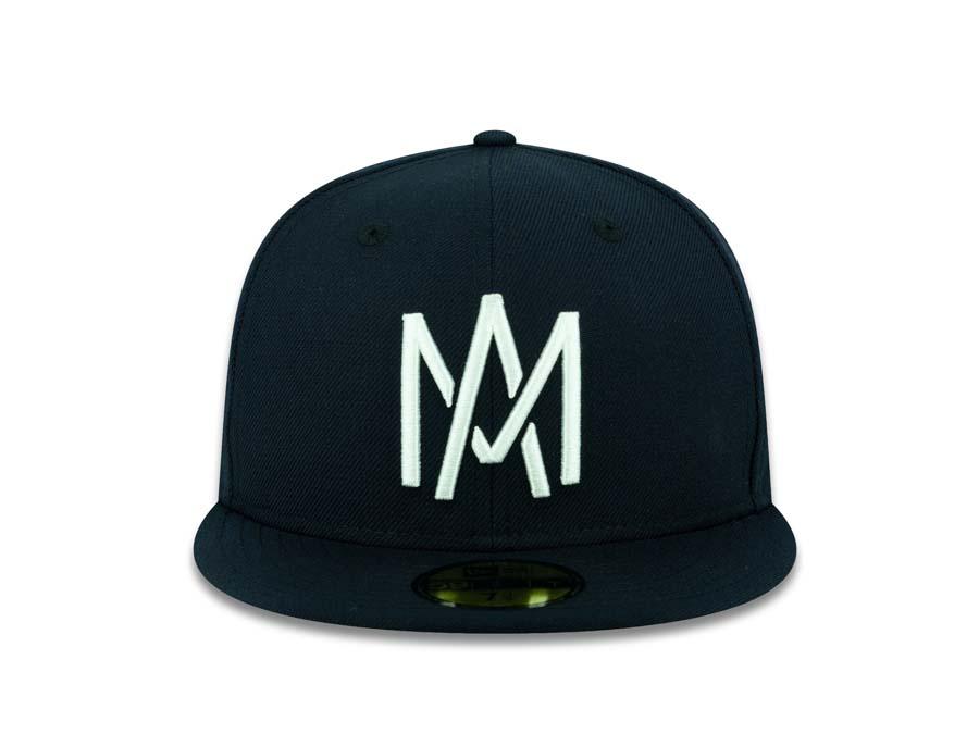 Aguilas de Mexicali New Era 59FIFTY 5950 Fitted Cap Hat Navy Crown/Visor White Logo