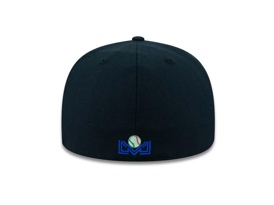 Aguilas de Mexicali New Era 59FIFTY 5950 Fitted Cap Hat Navy Crown/Visor White Logo