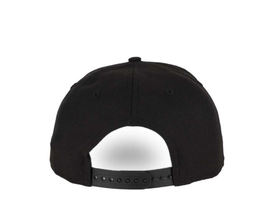 Diablos Rojos del Mexico New Era 9FIFTY 950 Snapback Cap Hat Black Crown/Visor Metallic Gold Logo