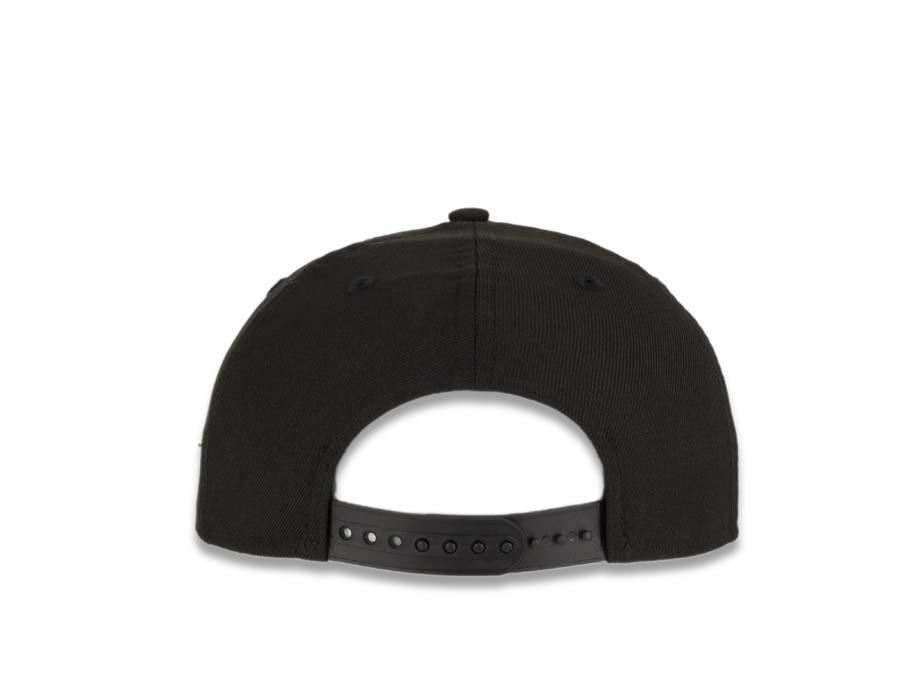 Jalisco Charros New Era Mexican Pacific League 9Fifty 950 Original Fit Snapback Cap Hat Black Crown/Visor Black/White Logo