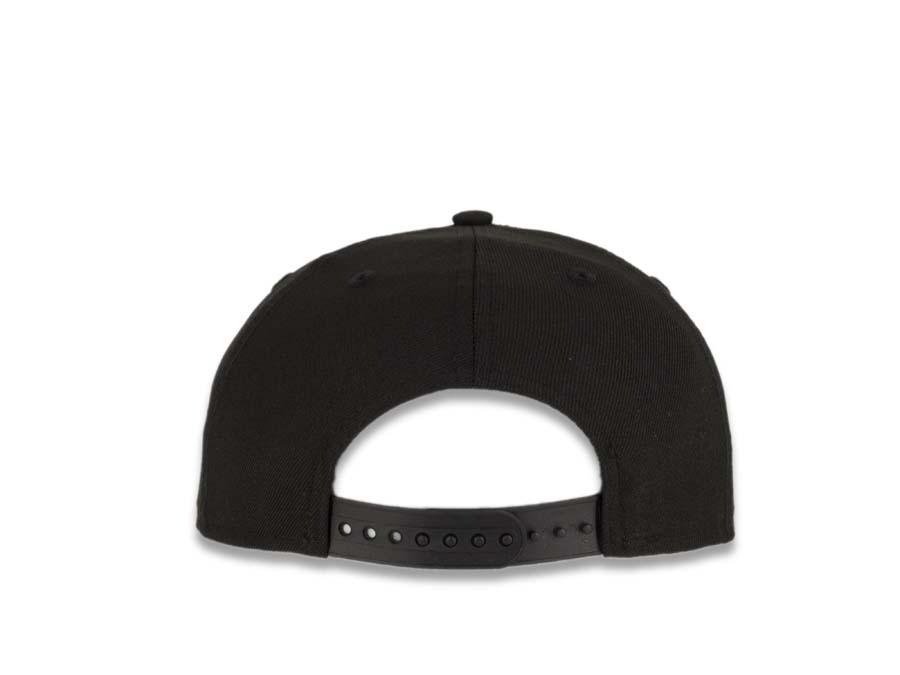 Tijuana Toros New Era Mexican Pacific League 9Fifty 950 Original Fit Snapback Cap Hat Black Crown/Visor White "TIJUANA" Text Logo