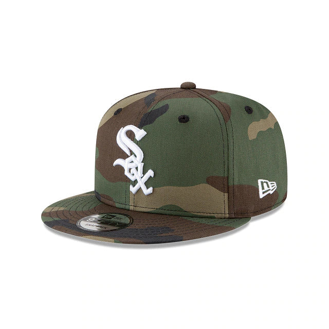 Chicago White Sox New Era MLB 9FIFTY 950 Snapback Cap Hat Camo Crown/Visor White Logo