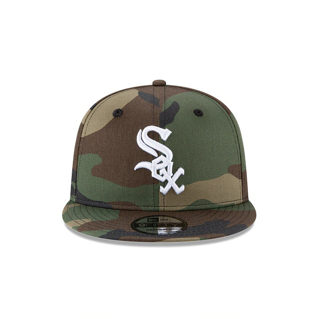 Chicago White Sox New Era MLB 9FIFTY 950 Snapback Cap Hat Camo Crown/Visor White Logo