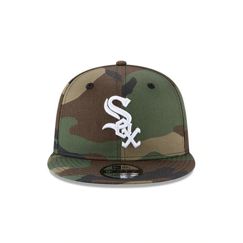 Chicago White Sox New Era MLB 9FIFTY 950 Snapback Cap Hat Camo Crown/Visor White Logo