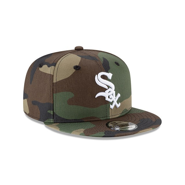 Chicago White Sox New Era MLB 9FIFTY 950 Snapback Cap Hat Camo Crown/Visor White Logo