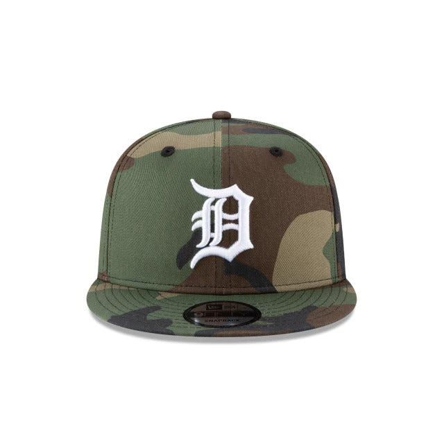Detroit Tigers New Era MLB 9FIFTY 950 Snapback Cap Hat Camo Crown/Visor White Logo