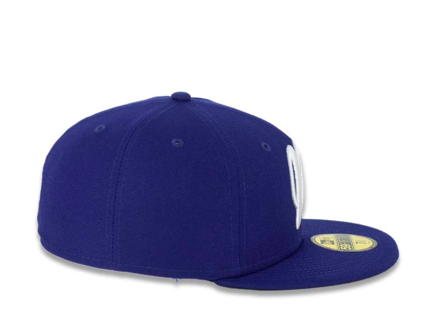 Diablos Rojos del México New Era Mexican Baseball League LMB 59FIFTY 5950 Fitted Cap Hat Royal Blue Crown/Visor White Logo