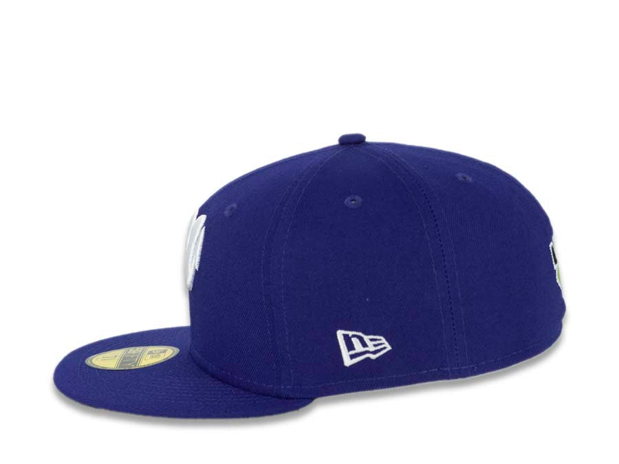 Diablos Rojos del México New Era Mexican Baseball League LMB 59FIFTY 5950 Fitted Cap Hat Royal Blue Crown/Visor White Logo