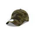(Women) Miami Marlins New Era MLB 9TWENTY 920 Adjustable Cap Hat Camo Crown/Visor Black/Green Logo