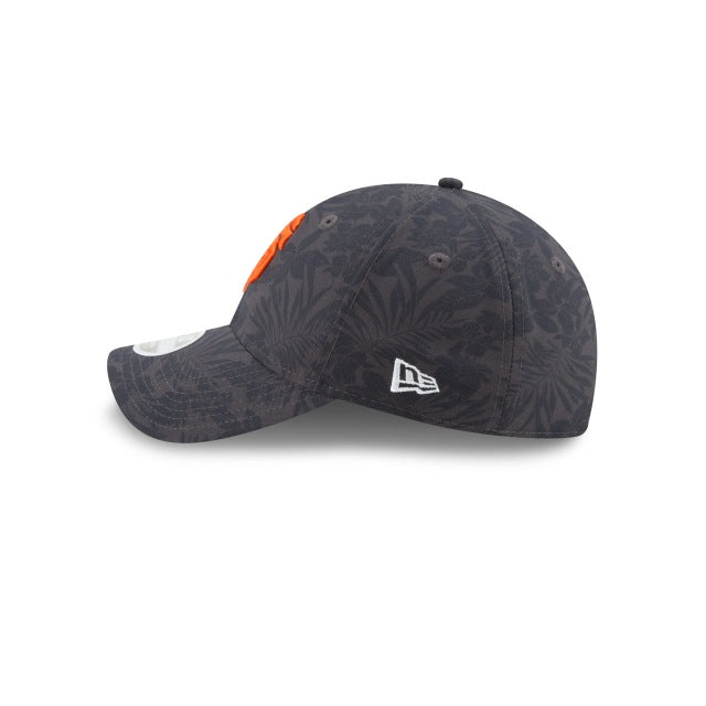 San Francisco Giants New Era 9TWENTY 920 Adjustable Floral Burst Cap Hat Black Crown/Visor Team Color Logo