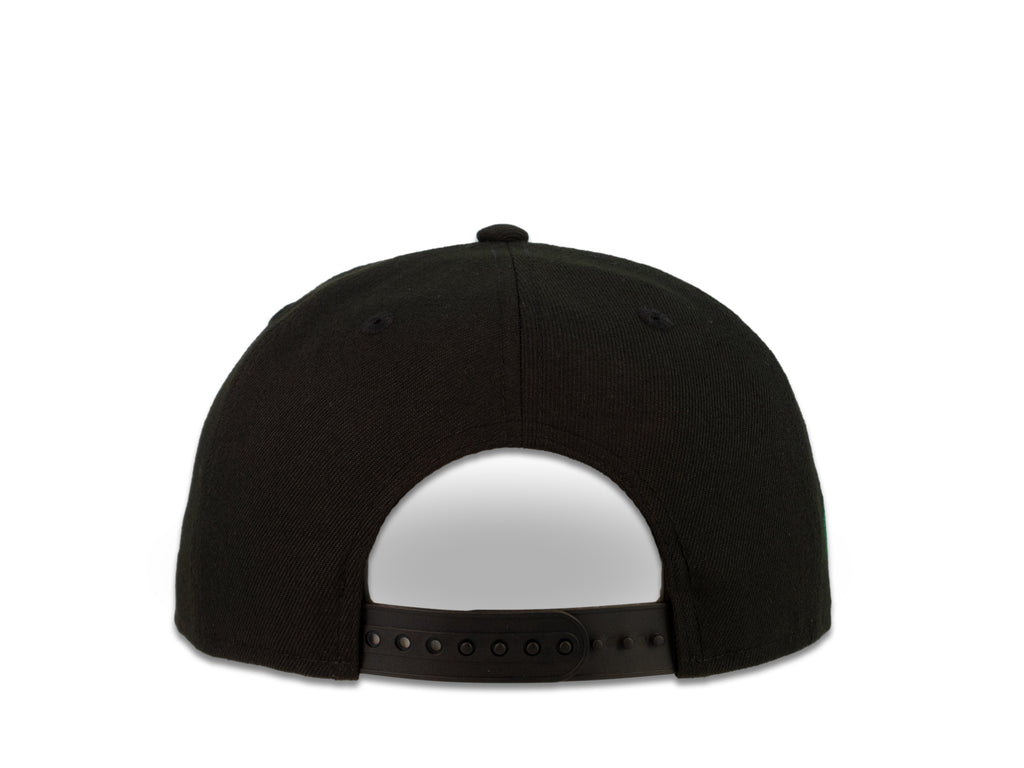 San Diego Padres New Era MLB 9Fifty 950 Snapback Cap Hat Black Crown White Logo with Rose Friar Side Patch Red UV