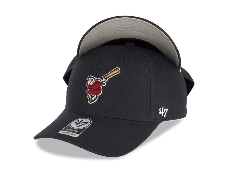 San Diego Padres '47 Brand MLB MVP Adjustable Cap Hat Navy Crown/Visor Team Color "Swinging Friar" Logo