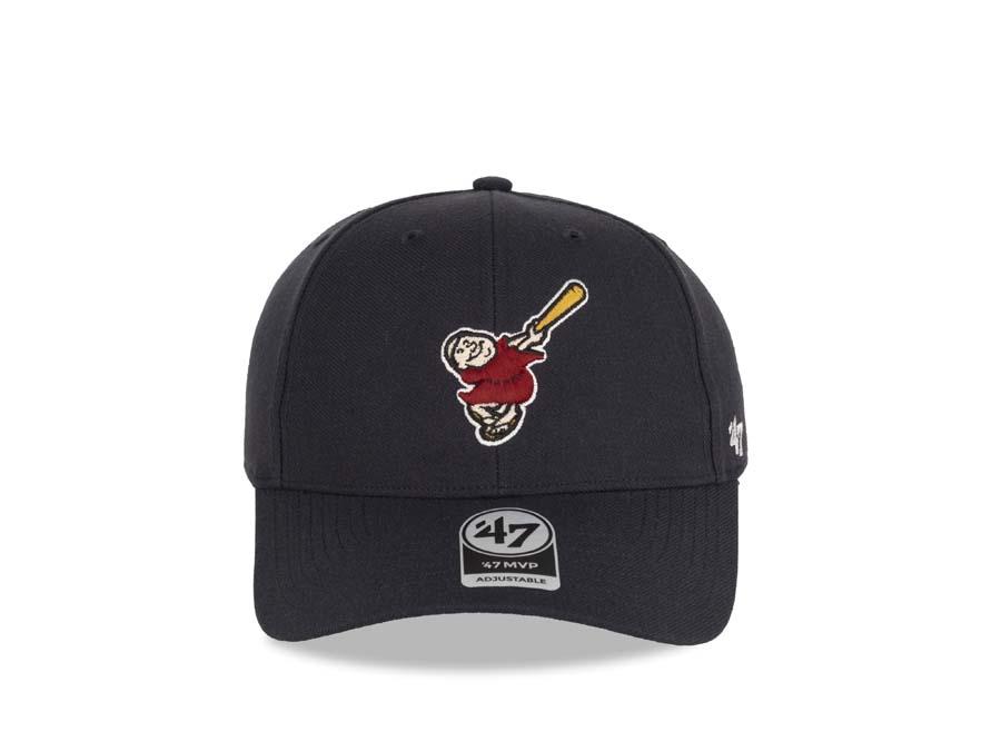 San Diego Padres '47 Brand MLB MVP Adjustable Cap Hat Navy Crown/Visor Team Color "Swinging Friar" Logo