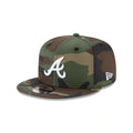 Atlanta Braves New Era MLB 9FIFTY 950 Snapback Cap Hat Camo Crown/Visor White Logo