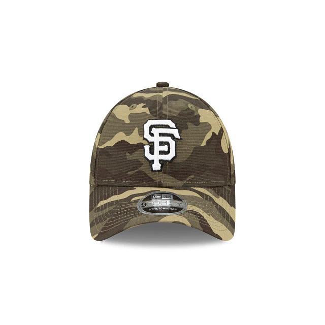 San Francisco Giants New Era 9FORTY 940 Adjustable Cap Hat Desert Camo Crown/Visor White/Black Logo (Armed Forces Day 2021)