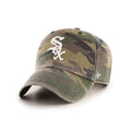Chicago White Sox '47 Brand MLB Clean Up Adjustable Cap Hat Camo Crown/Visor White Logo