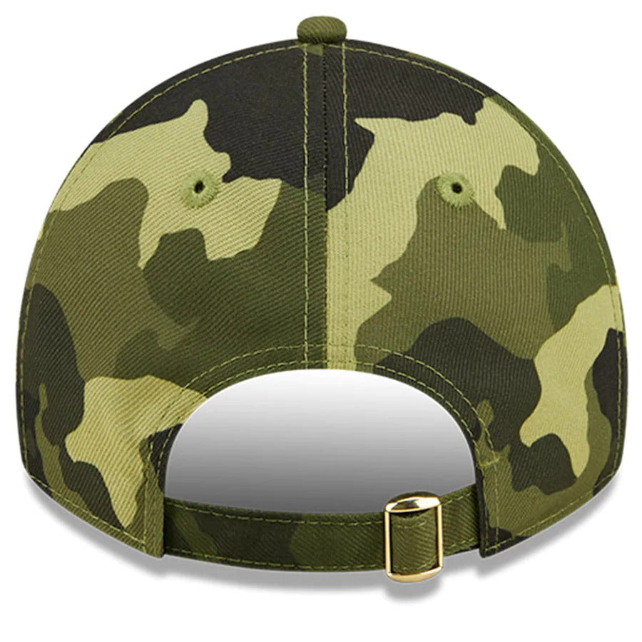 Boston Red Sox New Era MLB 9TWENTY 920 Adjustable Cap Hat Camo Crown/Visor Camo Logo (2022 Armed Forces Day)
