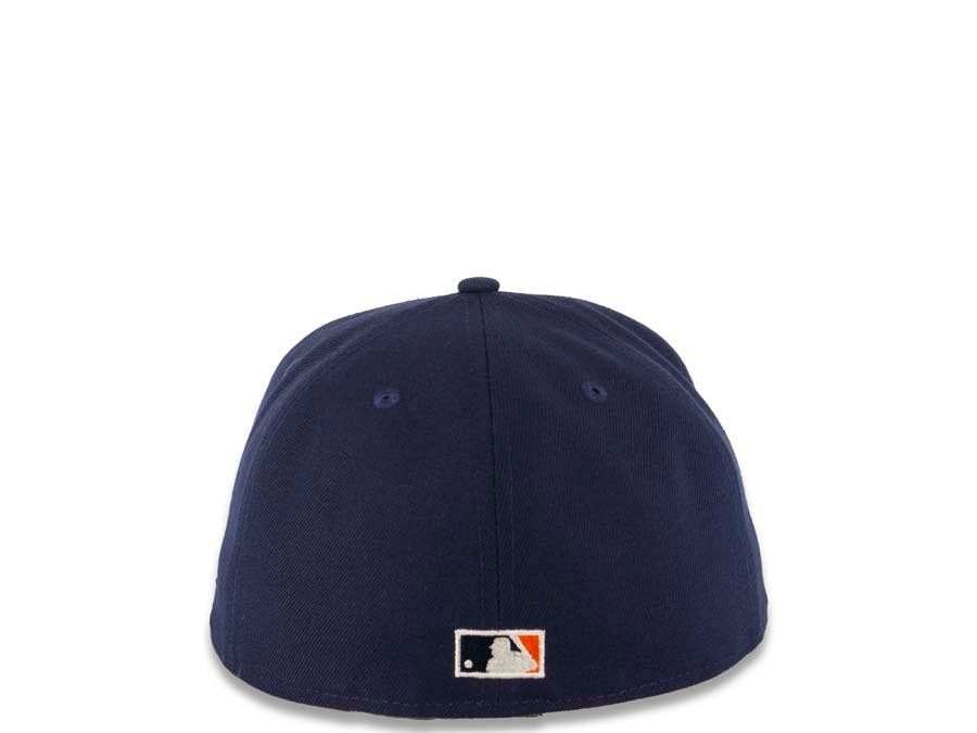 San Diego Padres New Era MLB 59FIFTY 5950 Fitted Cap Hat Light Navy Crown/Visor Cardinal/Khaki Batting Friar Logo