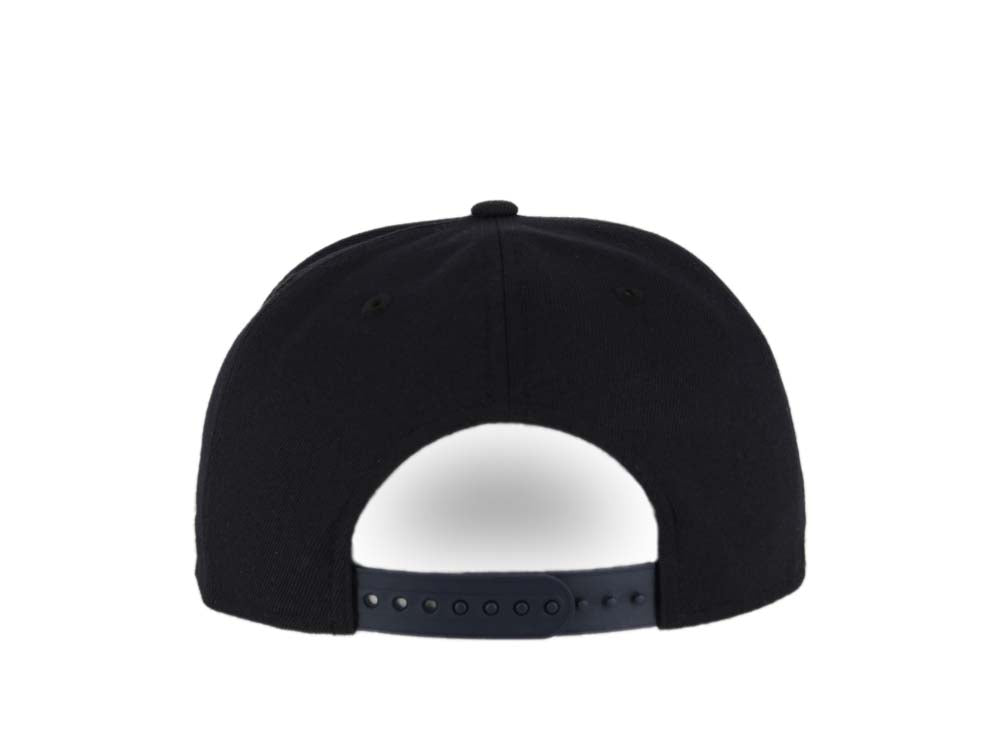 San Diego Padres New Era MLB 9FIFTY 950 Snapback Cap Hat Navy Crown/Visor White/Orange Logo Swinging Friar Side Patch Gray UV