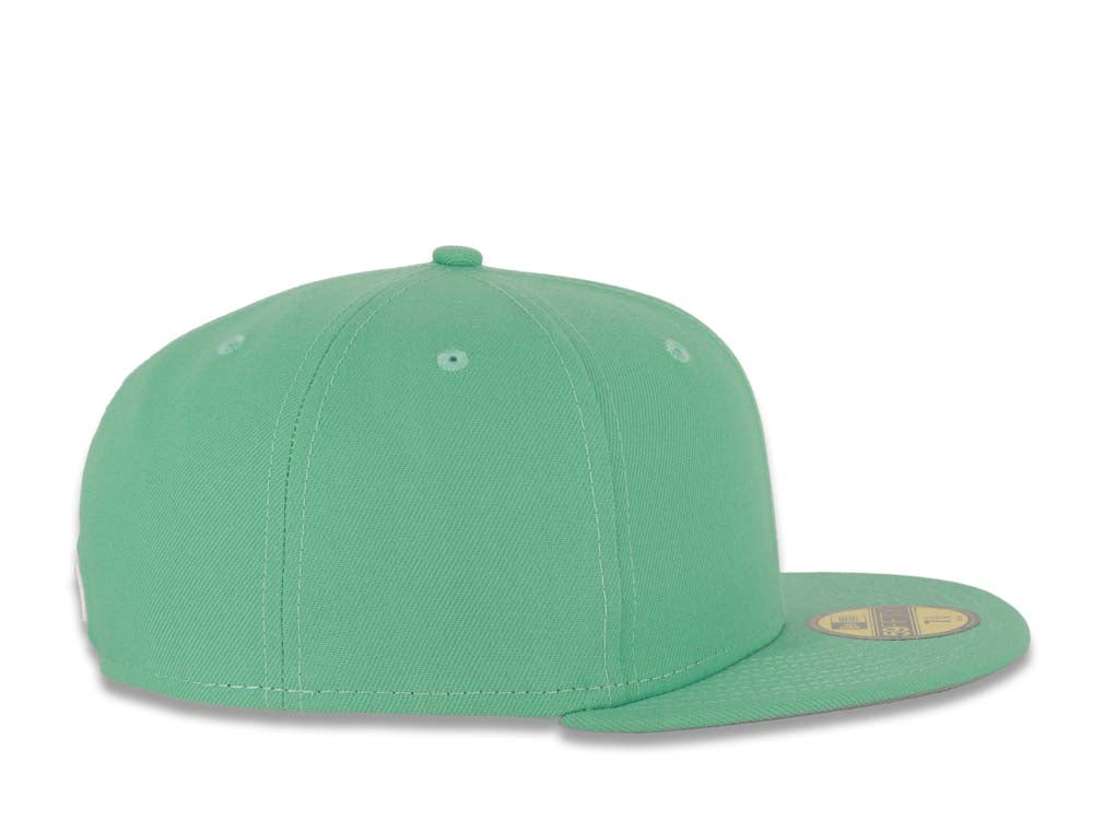 (City Connect Colors) San Diego Padres New Era MLB 59FIFTY 5950 Fitted Cap Hat Light Teal Crown/Visor Magenta Flawless Small Logo Gray UV