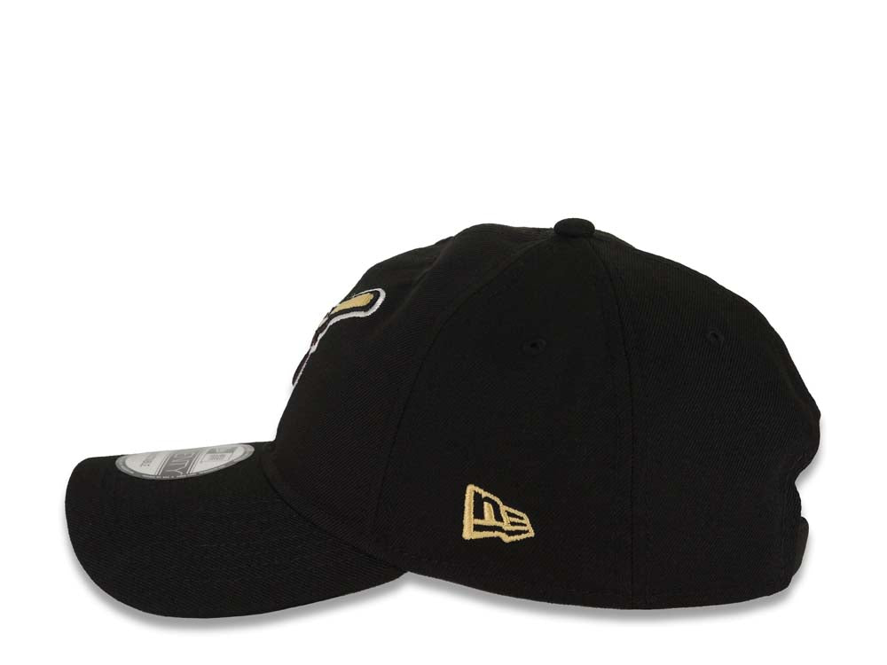San Diego Padres New Era MLB 9TWENTY 920 Adjustable Cap Hat Black Crown/Visor Maroon/Yellow Swinging Friar Logo Black UV