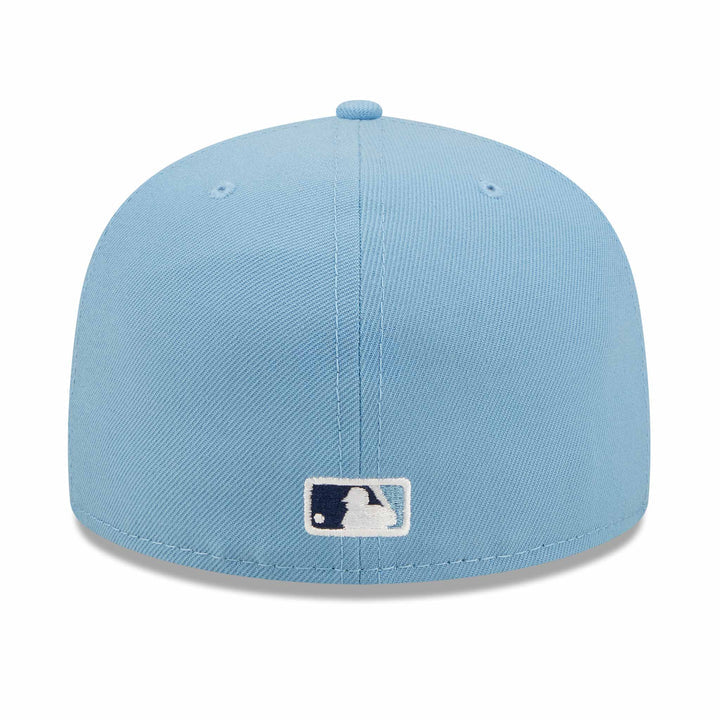Chicago Cubs New Era MLB 59FIFTY 5950 Fitted Cap Hat Sky Blue Crown/Visor White/Red Logo Alternate City Connect