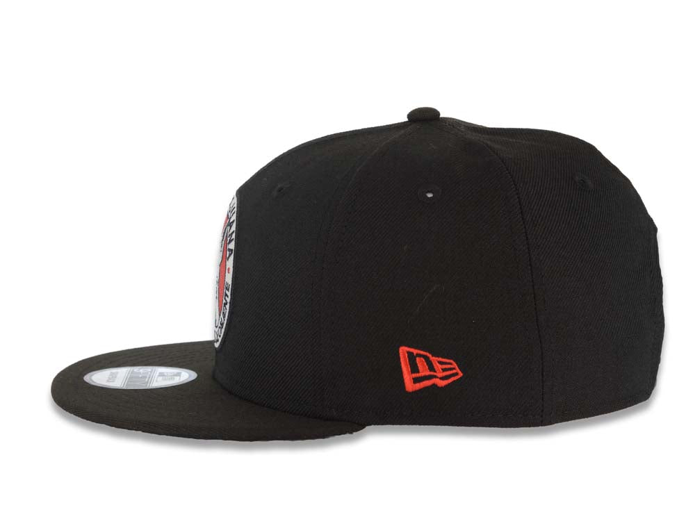 Xolos de Tijuana New Era Liga MX 9FIFTY 950 Snapback Cap Hat Black Crown/Visor Team Color Logo