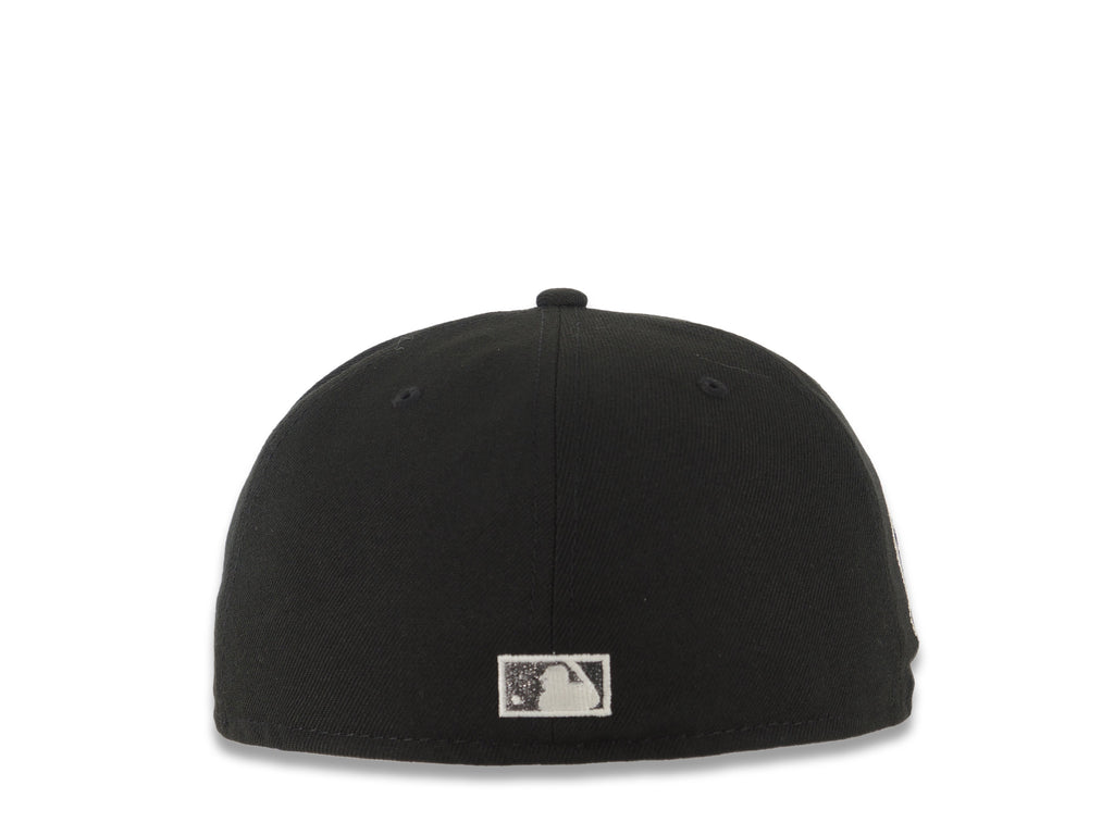 Los Angeles Dodgers New Era MLB 59FIFTY 5950 Fitted Cap Hat Black Crown/Visor White Upside Down Logo 60th Anniversary Side Patch Green UV