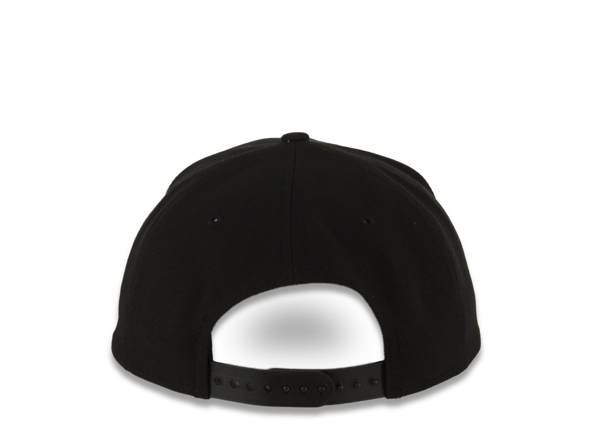 Los Angeles Dodgers New Era MLB 9FORTY 940 Adjustable A-Frame Cap Hat Black Crown/Visor White Upside Down Logo Gray UV