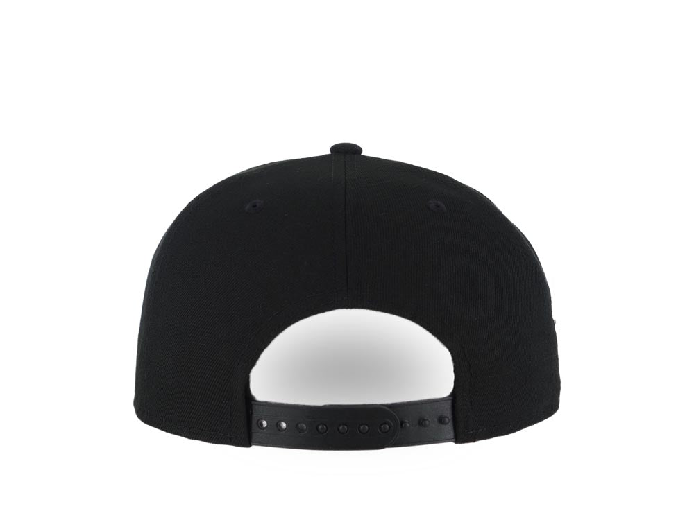 San Diego Padres New Era MLB 9FIFTY 950 Snapback Cap Hat Black Crown/Visor White Logo With Rose 1998 World Series Side Patch Red UV